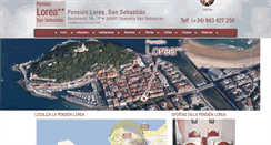 Desktop Screenshot of pensionlorea.com